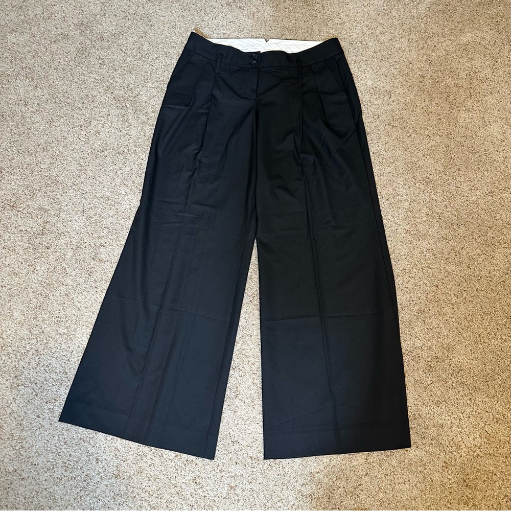 The Limited Black Wide-Leg Trousers